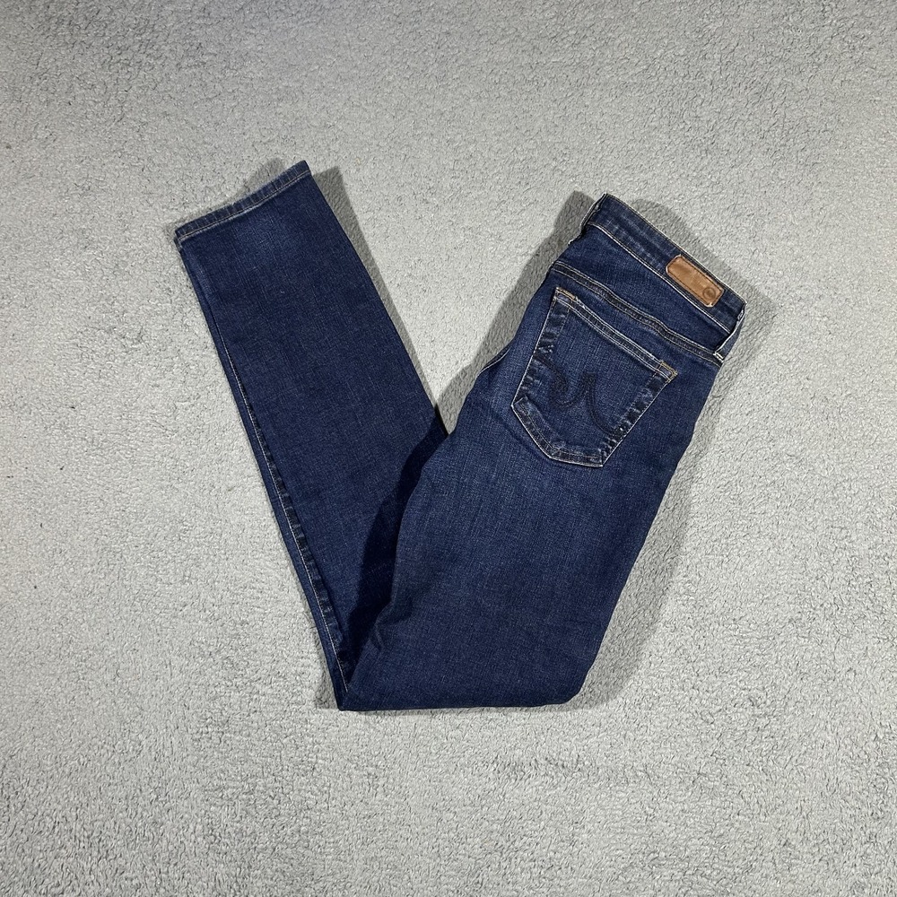 AG Adriano Goldschmied The Stilt Jeans Womens 28R Blue Dark Wash Cigarette Leg